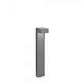 Piantana Moderna Sirio Alluminio Grigio 2 Luci 3W 3000K Luce Calda H60Cm 246970