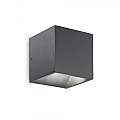 Applique Moderna Rubik Alluminio Antracite Led 8,5W 3000K Luce Calda 247083