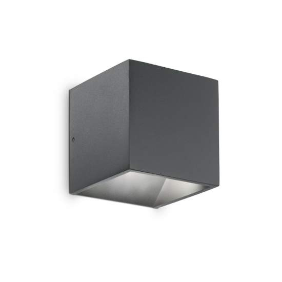 Applique Moderna Rubik Alluminio Antracite Led 8,5W 3000K Luce Calda 247083