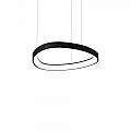 Sospensione Moderna Gemini Metallo Nero Led 38W 3000K Luce Calda 247236