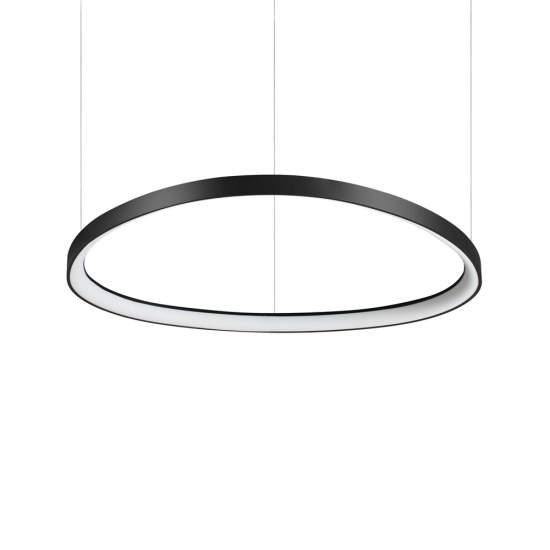 Sospensione Moderna Gemini Metallo Nero Led 60W 3000K Luce Calda 247281