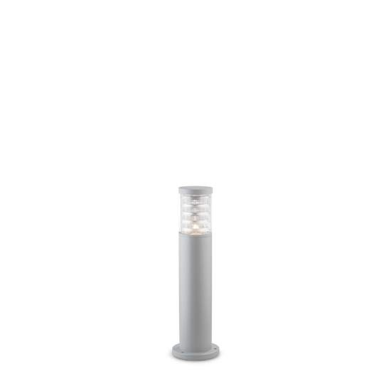 Piantana-Palo Da Esterno Moderna Tronco Alluminio Grigio 1 Luce E27 H40Cm 248288