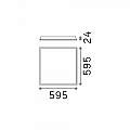 2 Pannelli Led Panel Alluminio Bianco Led 40W 3000K Luce Calda Cri80 | Incasso | Luce Art Shop 2 Pannelli Led Panel Alluminio Bianco Led 40W 3000K Luce Calda Cri80 | Ideal Lux