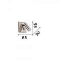 Applique Moderna Lite Metallo Bianco Led 3W 3000K Luce Calda 250106