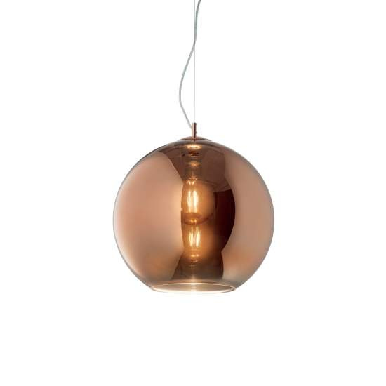 Sospensione Moderna Nemo Metallo Rame 1 Luce E27 D20Cm 250328