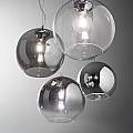 Sospensione Moderna Nemo Metallo Cromo 1 Luce E27 D30Cm 250335