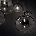 Sospensione Moderna Nemo Metallo Cromo Sfumato 1 Luce E27 D40Cm 250359