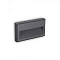 Appliques - Lampade Da Parete Febe-1 Metallo Antracite Led 6W 3000K Luce Calda 250854