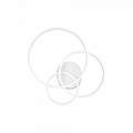 Plafoniera Moderna Frame Metallo Bianco Led 41W 3000K Luce Calda 255019