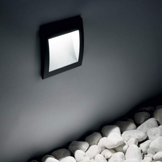 Tecnico Moderno Wire Alluminio Antracite Led 4W 3000K Luce Calda 255514