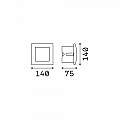 Tecnico Moderno Wire Alluminio Antracite Led 4W 3000K Luce Calda 255514