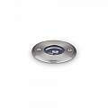 Lampada Da Incasso Moderna Floor Alluminio Cromo Led 3W 3000K Luce Calda 255651