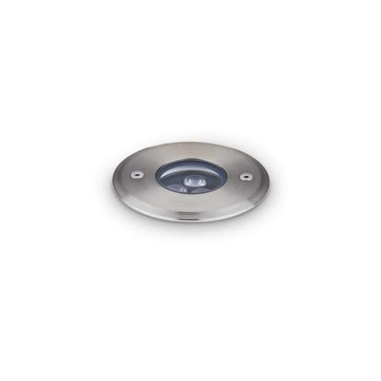 Lampada Da Incasso Moderna Floor Alluminio Cromo Led 3W 3000K Luce Calda 255651
