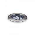 Lampada Da Incasso Moderna Floor Alluminio Cromo Led 12W 3000K Luce Calda 255682