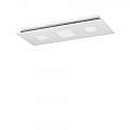 Plafoniera Moderna Relax Alluminio Bianco Led 58W 3000K Luce Calda 255934
