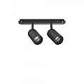 Proiettore Regolabile On-Off Ego Alluminio Nero 2 Luci Led 16W 3000K Luce Calda 257648