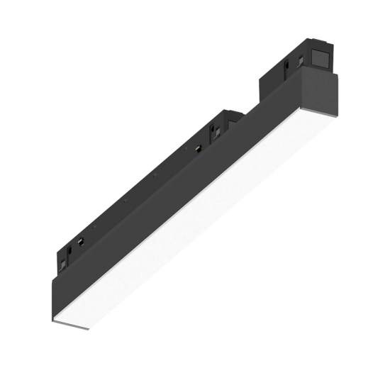 Supporto Lineare Binario Dali Ego Alluminio Nero Led 7W 3000K 257709