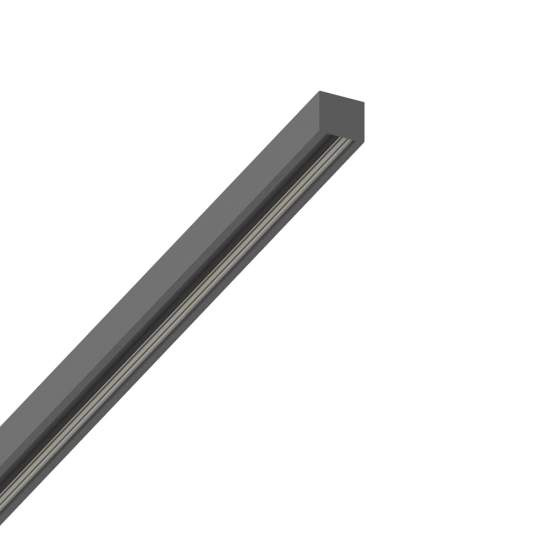 Profilo Basso 100Cm Ego Alluminio Nero 257877