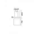 Sospensione Moderna Square Oracle Alluminio-Plastiche Bianco Led 41W 3000K D70Cm 259178