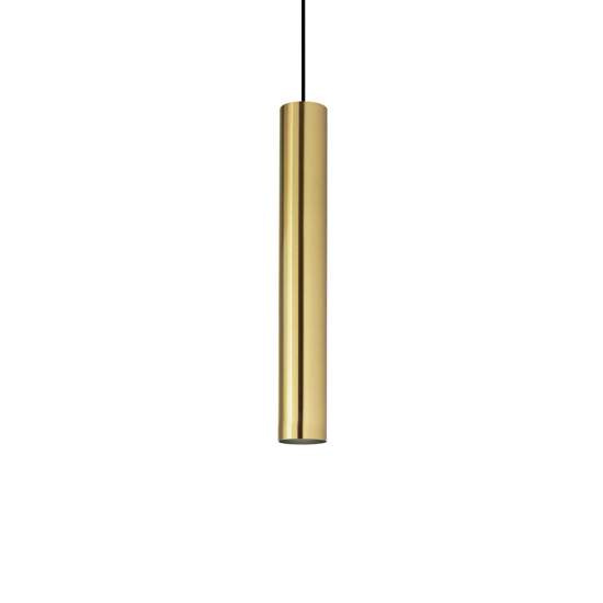 Sospensione Moderna Look Metallo Ottone 1 Luce Gu10 7W 3000K Luce Calda 259239