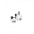 Appliques - Lampade Da Parete Set Metallo Ottone 1 Luce E27 259802