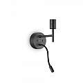 Appliques - Lampade Da Parete Set Metallo Nero 2 Luci E27 259826