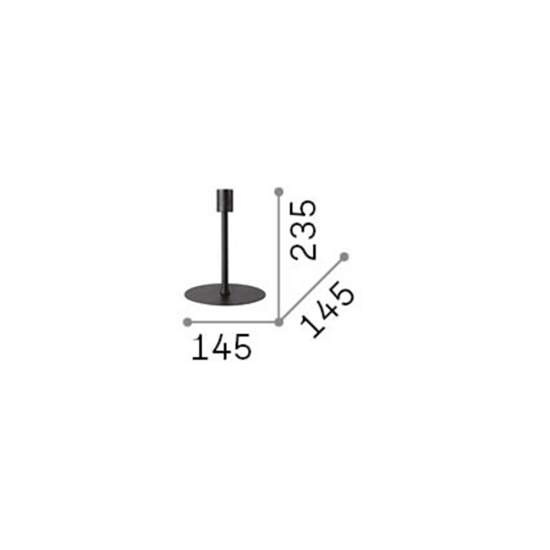 Lampade Da Scrivania - Ufficio Set Metallo Bianco 1 Luce E27 Small 259864