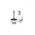 Lampade Da Scrivania - Ufficio Set Metallo Ottone 1 Luce Big 259956