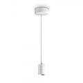 Lampadari E Sospensioni Set Metallo Bianco 1 Luce E27 260013