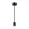 Lampadari E Sospensioni Set Metallo Nero 1 Luce E27 260020