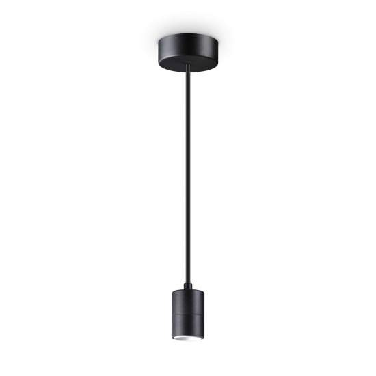 Lampadari E Sospensioni Set Metallo Nero 1 Luce E27 260020