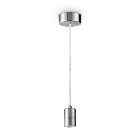 Lampadari E Sospensioni Set Metallo Cromo 1 Luce E27 260044