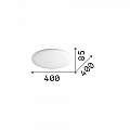Plafoniera Moderna Level Metallo Bianco Led 22,5W 3000K Luce Calda 261164