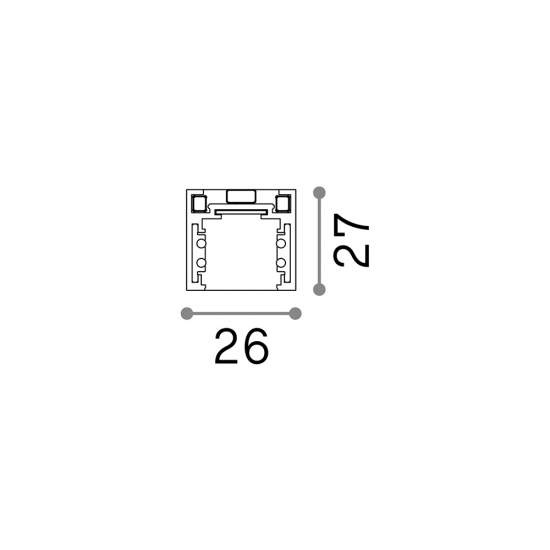 Profilo Basso 200Cm Ego Alluminio Nero 266121