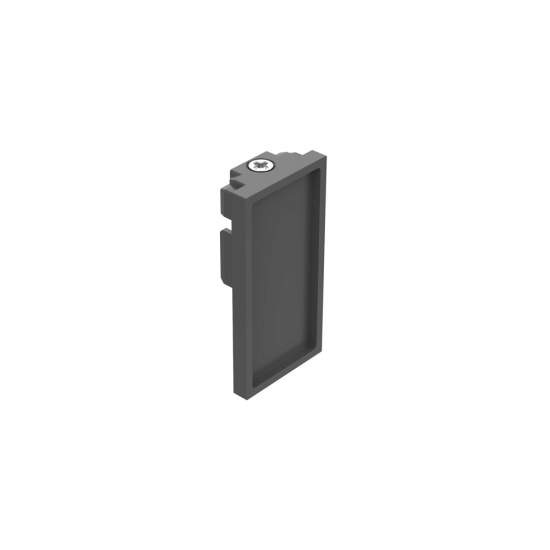 Profilo Alto Senza Foro Ego Alluminio Nero 267227