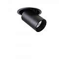 Faretto Tubolare Moderno Nova Alluminio Nero Led 12W 4000K Luce Naturale 267920
