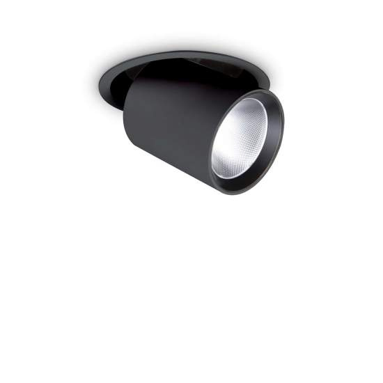 Faretto Tubolare Moderno Nova Alluminio Nero Led 30W 4000K Luce Naturale 267944