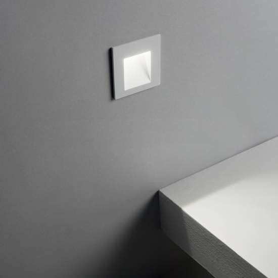 Corpo Luce Incasso Alluminio Bianco Led 2W 3000K Luce Calda 269023