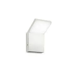 Applique Moderna Style Alluminio Bianco Led 9W 3000K Luce Calda