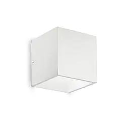 Applique Moderna Rubik Alluminio Bianco Led 8,5W 3000K Luce Calda
