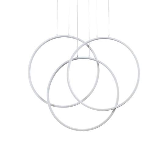 Sospensione Moderna Frame Alluminio Bianco Led 82W 3000K Luce Calda 269351