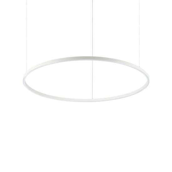Sospensione Moderna Oracle Alluminio-Plastiche Bianco Led 55W 4000K D90Cm 269870