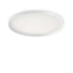 Plafoniera Moderna Fly Alluminio-Materie Plastiche Bianco Led 65W 3000K D90Cm