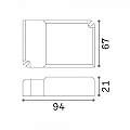 Driver 1-10V-Push Fly Materie Plastiche 32W 700Ma 270586