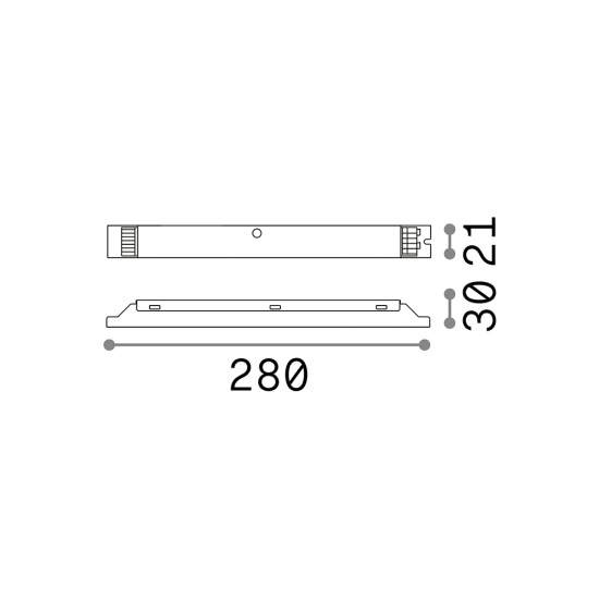 Kit Driver 1-10V Biemissione Fluo Metallo 270883