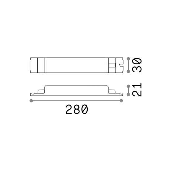 Kit Driver Dali-Push Fluo Metallo 270937