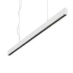 Lampada Lineare Office Alluminio Bianco Led 30W 3000K Luce Calda