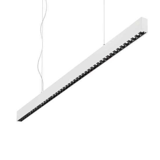 Lampada Lineare Office Alluminio Bianco Led 30W 4000K Luce Naturale 271217