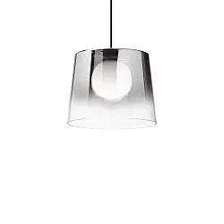 Sospensione Vintage-Decò Fade Metallo Cromo 1 Luce G9 3W 3000K Luce Calda