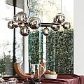 Sospensione Contemporanea Perlage Metallo Nero 14 Luci G9 3W 3000K Luce Calda 271385